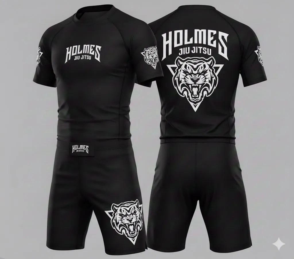 Holmes rashguard and shorts
