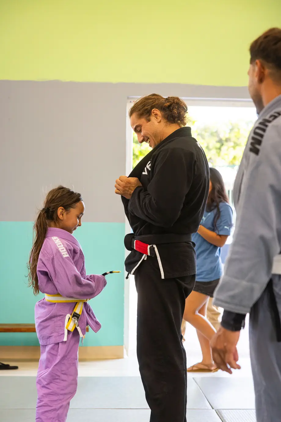 Holmes Jiu Jitsu graduation and training